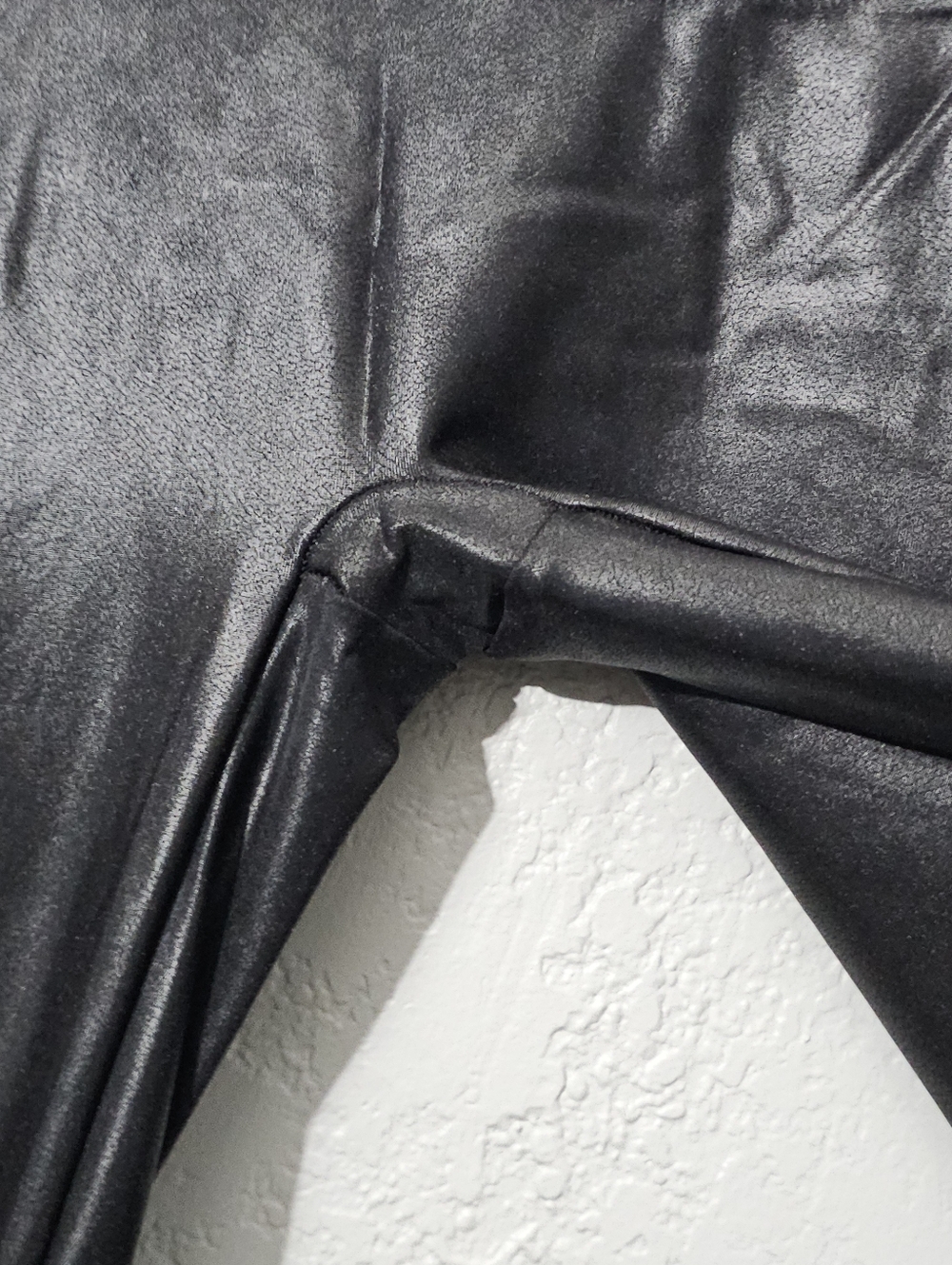 SPANX Faux Leather Leggings Black, Womens Medium Stretch - Picture 8 of 12